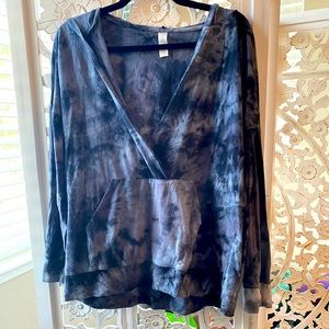 Marika Tie Dye Long Sleeve Hoodie Shirt